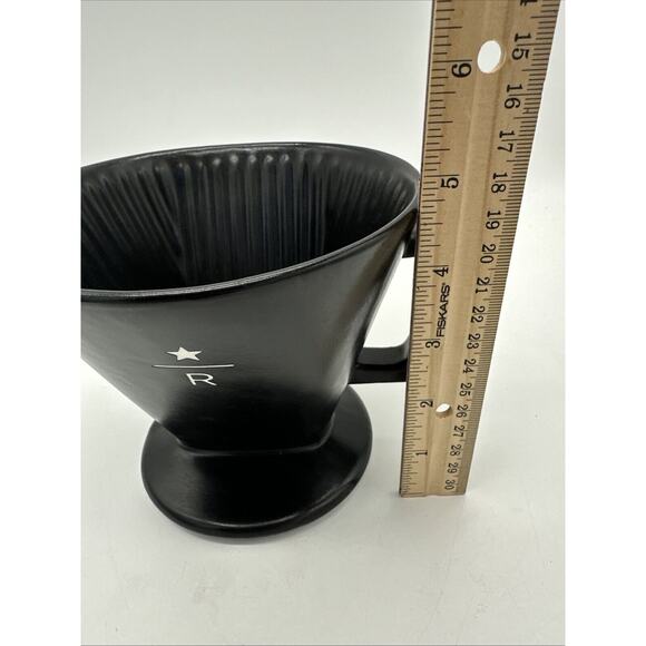 Starbucks Reserve Pour Over Cone / Coffee Drip Black RARE - Picture 7 of 8